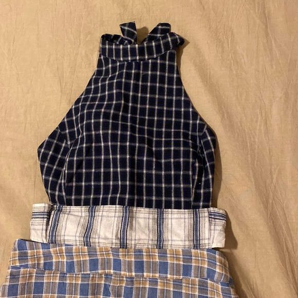 Urban Outfitters long plaid dress with beautiful unique back! - Picture 5 of 8